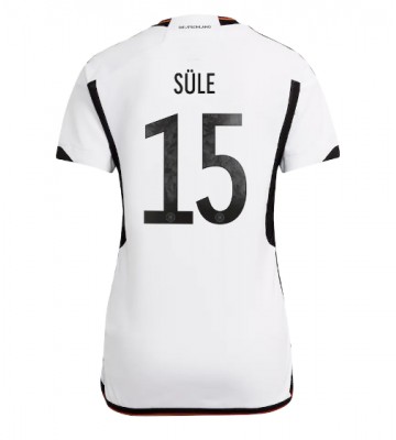 Lacne Ženy Futbalové dres Nemecko Niklas Sule #15 MS 2022 Krátky Rukáv - Domáci